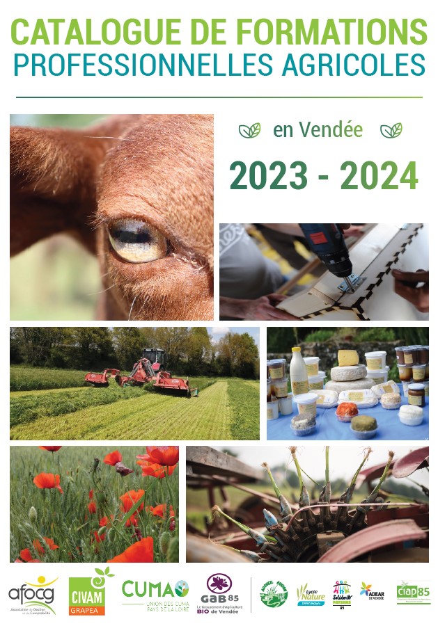 catalogue de formations agriculteurs Vendée