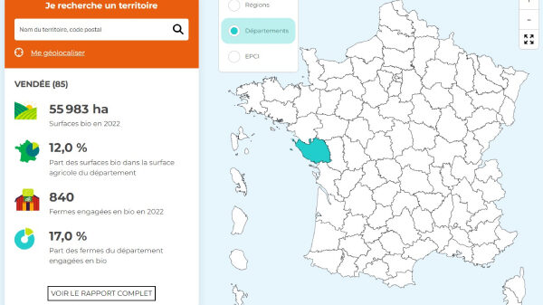 carte agence bio territoire vendée